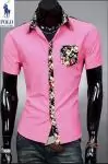 chemise ralph lauren 2019U homme pony manche courte hot sale 1131 pink